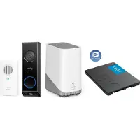 Eufy Security E340 Video Doorbell met chime + HomeBase 3 S380 + 240GB SSD voor 3 jaar opslag - Bundelvoordeel
