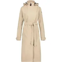 Agu Regenjas Women Trench Coat Long Rain Urban Outdoor Cement-XL