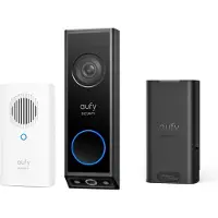 Eufy Security E340 2K Draadloze Video Deurbel Inclusief Chime + EXTRA ACCU - Voordeelbundel