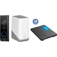 Eufy security E340 video deurbel + HomeBase 3 S380 + 240GB SSD voor 3 jaar opslag - Bundelvoordeel
