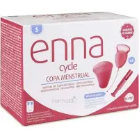 Enna Menstruatiecups, Cycle EASY Maat S Menstruatie Cup Kit met Applicator, Sterilisator en Transportbox (S)