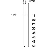 Dutack Minibrad SKN12 Rvs 30 mm - 5000 stuks - 5134038