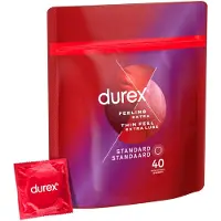 Durex 2x Condooms Thin Feel met Extra Glijmiddel 40 stuks