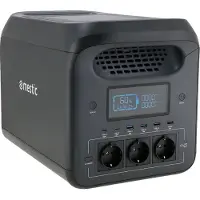Mestic Power Station MPS-1800 - Nominaal vermogen: 1800 W - LiFePO4 Batterij - Capaciteit: 1226 Wh