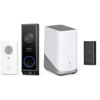 Eufy security E340 Video Doorbell met chime + HomeBase 3 S380 + Extra accu - Bundelvoordeel