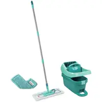 Profi XL compleet vloerwissysteem - met wieltjes - micro duo doek - EXTRA static stofdoek - 42 cm wisbreedte