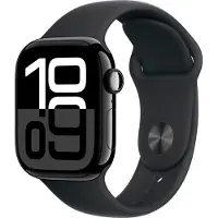 Apple Watch Series 10 4G 42mm Zwart Sportband S/M