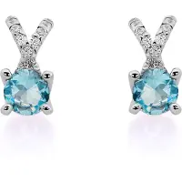 Orphelia 'Maya' Dames 925 Sterling Zilveren Oorbellen - Zilver ZO-7478/AQ
