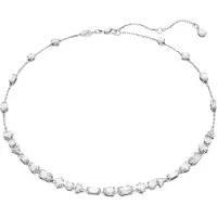 Swarovski 'Mesmera' Dames Basismetaal Halsketting - Zilver 5676989
