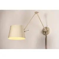 Lumidora Wandlamp 74555 - Voor binnen - CANNES - E27 - Beige - Zand - Metaal