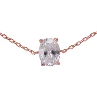 Orphelia 'Elodie' Dames 925 Sterling Zilveren Armband - Roze ZA-7419