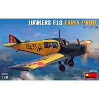 Other Modelbouwpakket Vliegtuigen - 48002 Junkers F13 - Vroege Productie - Propeller Vliegtuig Plastic - 1:48 - Modelbouw