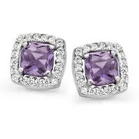 Orphelia 'Faustine' Dames 925 Sterling Zilveren Stud Oorbellen - Zilver ZO-7199/LA