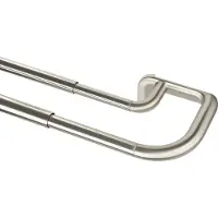 Umbra dubbele gordijnroede (uitschuifbaar) (168-366 cm)