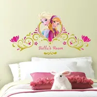 RoomMates XL Muursticker Disney Frozen Spring Time - - Wall_stickers - Groen; Roze - Vinyl