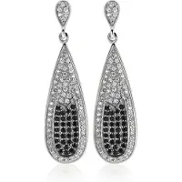 Orphelia Vrouwen 925 Sterling Zilveren Hangende Oorbellen - Zilver ZO-5176