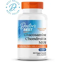 Doctors Best - Glucosamine Chondroïtine MSM met OptiMSM - 360 capsules