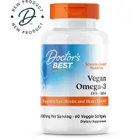 Doctors Best - Vegan Omega-3 EPA + DHA - 60 vegetarische softgels