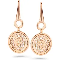 Orphelia 'Madelene' Dames 925 Sterling Zilveren Oorbellen - Roze ZO-7163/RG