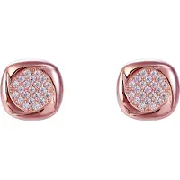 Orphelia 'Amalia' Dames 925 Sterling Zilveren Stud Oorbellen - Roze ZO-7442