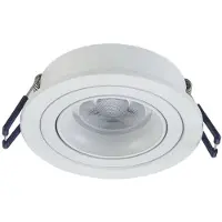ELP gu10 armatuur metis kantelbaar wit Ø92mm IP22