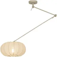 Lumidora Hanglamp 31355 - TACK - E27 - Beige - Zand - Metaal