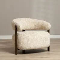 Bronx Fauteuil Grace chenille beige
