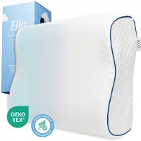EL Life Orthopedisch Hoofdkussen tegen Nekklachten - Ergonomisch Hoofdkussen van Traagschuim - 40x60cm