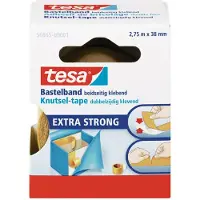 TESA EXTRA STRONG 56665-00001-01 Dubbelzijdige tape Bastelband Transparant (l x b) 2.75 m x 38 mm 1 stuk(s)