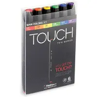 Touch Twin Marker 6-set Main