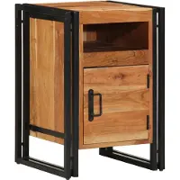 vidaXL Nachtkastje 40x40x59 cm Massief hout Acacia