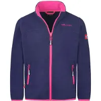 TROLLKIDS - Girls Oppdal Jacket XT - Fleecevest 98, blauw