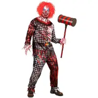 Widmann Kwaadaardige clown kostuum Mila