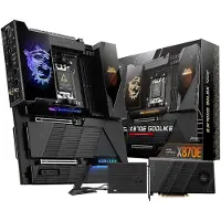 MSI MPG X870E GODLIKE Moederbord Socket AMD AM5 Vormfactor E-ATX Moederbord chipset AMD X870E