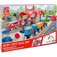 Hape Bustling City Track Set Veelkleurig Kinderen