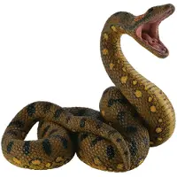 Collecta Figurine - Groene Anaconda - (L) - Wilde Dieren - Handgeschilderd - Miniatuur