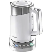 Concept Model RK3170, 1,7 liter, 2200 watt, Roestvrij staal, Wit, Kunststof, Roestvrij staal, Instelbare thermostaat, Waterniveau-indicator