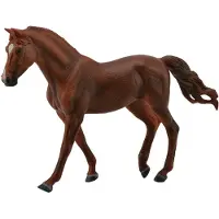 Collecta Figur Missouri Pferd Traber Stute Kastanie (88663)
