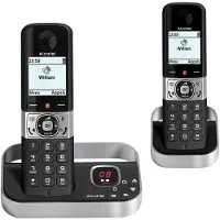 Alcatel F890, DECT-telefoon, draadloos handset, handsfree functie, 200 contacten, nummerherkenning, zwart