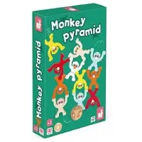Janod Monkey Pyramid Skill Veelkleurig 3-99 Years Kinderen