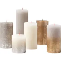 Bolsius Stompkaarsen Set Rustiek - New Sparkle
