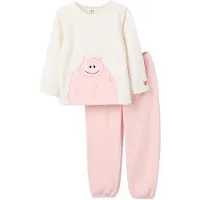 Zippy 3107444701 Pyjama Met Lange Mouwen Wit,Roze 6-7 Years Meisje