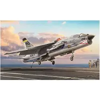 Wittmax Modelbouwpakket Vliegtuigen - 1456 F-8E Crusader Plastic - 1:72 - Modelbouw