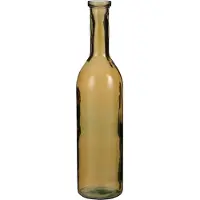 Mica Decorations Flesvaas groot - Rioja - amber - eco glas - 18 x 75