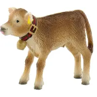 BULLYLAND 62754 – Speelfiguur en verzamelfiguur Alp Kalf Benni – ca. 6,5 cm – levensecht en detailrijk vormgegeven – ideaal als educatief speelfiguur en klein cadeautje voor kinderen vanaf 3 jaar.