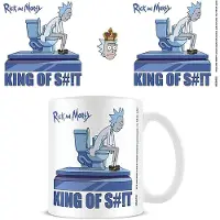 Pyramid Rick & Morty - King of S#!T - Mok - Vaatwasbestendig - microgolfovenbestendig