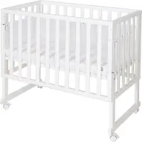 Roba Safe Asleep 3 In 1 Wieg En Co-sleeper Wit | Maat: 45x90 cm