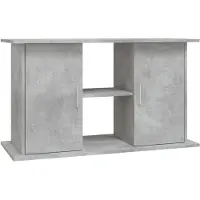 vidaXL Aquariumstandaard Betongrijs 101x41x58 cm Bewerkt hout