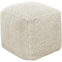 Beliani JOARA - Poef - Beige - Katoen