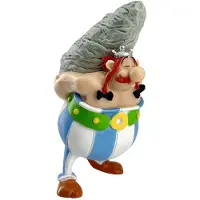 Plastoy Astérix Menhir Obelix Figuur - Hoogwaardig verzamelbeeldje van 7cm